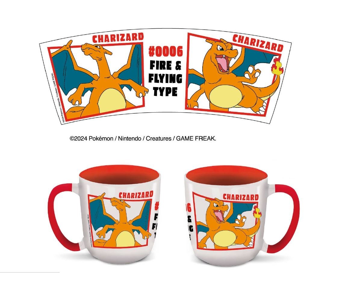 POKEMON Dracaufeu- Mug Elite Intérieur Coloré 384ml