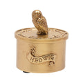 Boîte à bijoux dorée Harry Potter - Hedwige