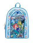 Small Backpack The Little Mermaid - Stained Glass