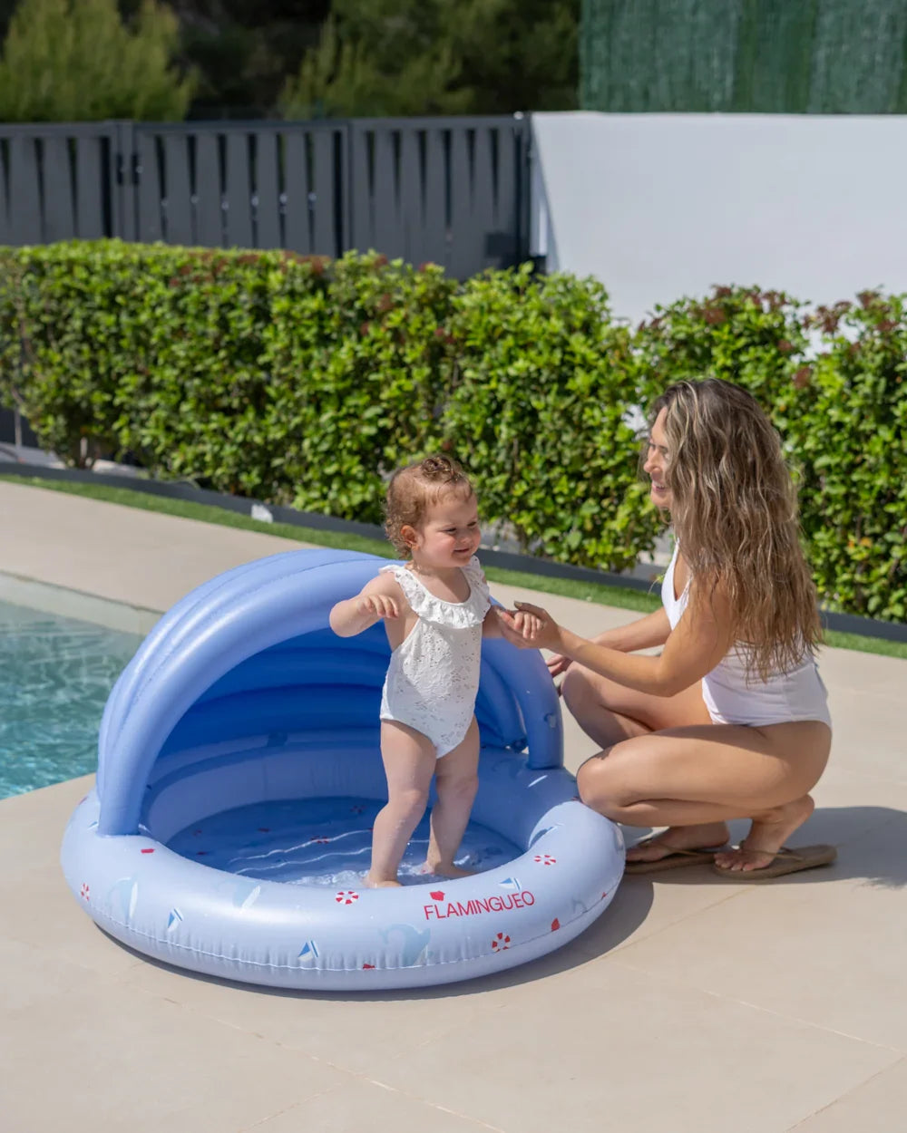 Mini paddling pool with canopy for garden – LAGUNA