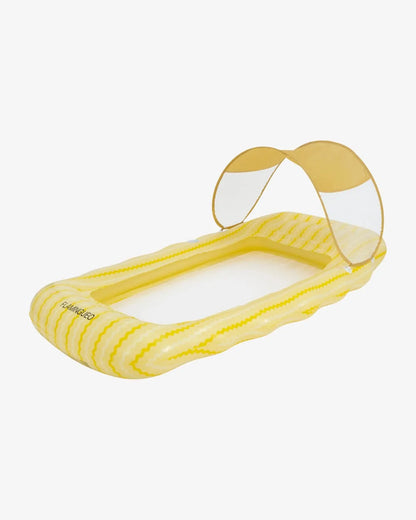 Inflatable lounger with sunshade – BELMONDO
