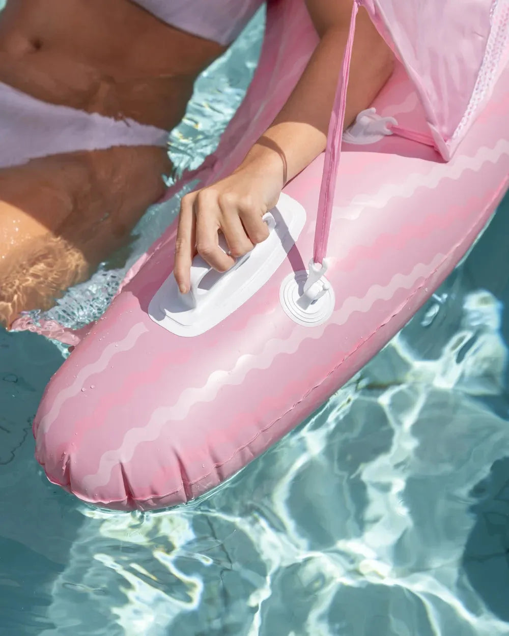 Floating seat with mesh and sunshade – TANGO
