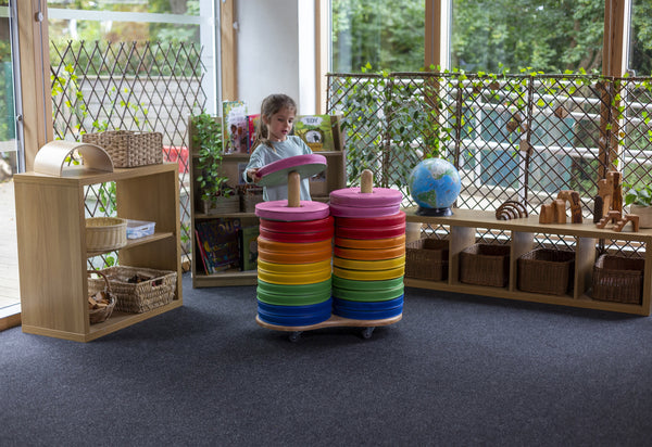 Donut™ Multi-Seat Trolley with 24 Bi-Color Cushions