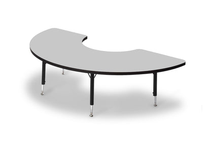 Tuf-Top™ Height Adjustable Arc Table - Gray