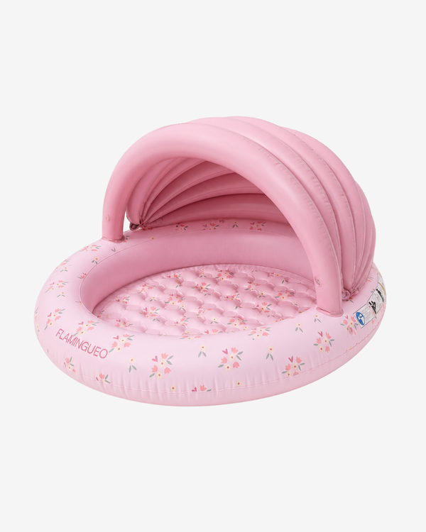 Mini piscina infantil con toldo para jardín – PETUNIA
