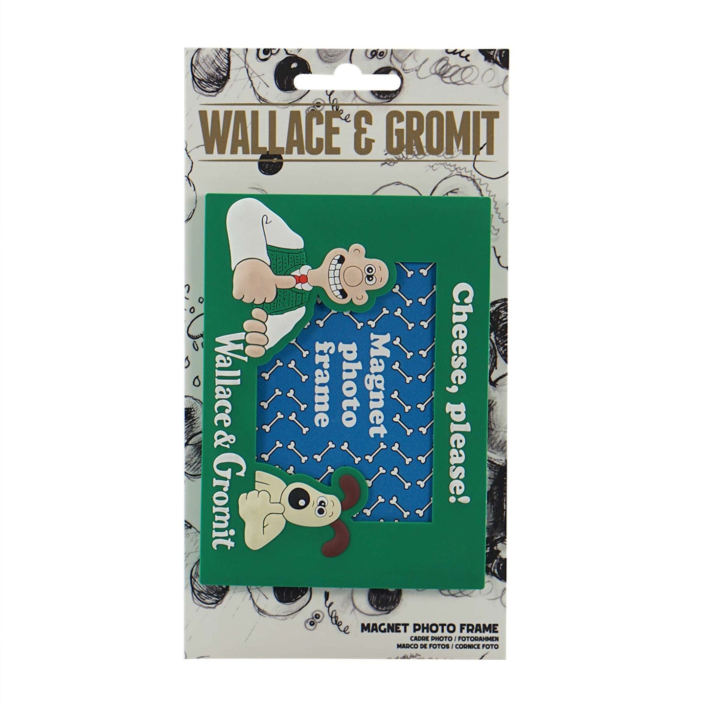 Wallace & Gromit photo frame magnet