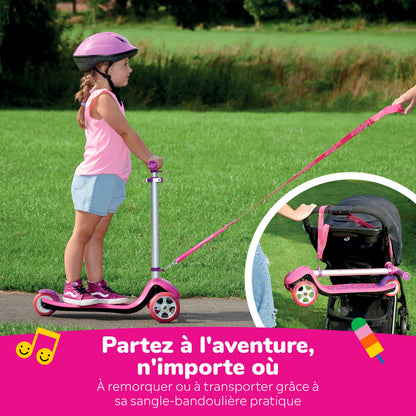 Trunki 3-Wheel Foldable Scooter - Large 4-7 Years (Pink)