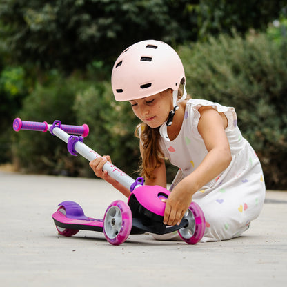 Trunki 3-Wheel Foldable Scooter - Large 4-7 Years (Pink)