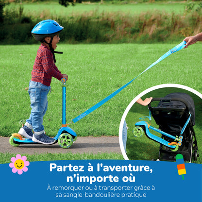 Trunki 3-Wheel Folding Scooter - Small 2-5 Years (Blue)