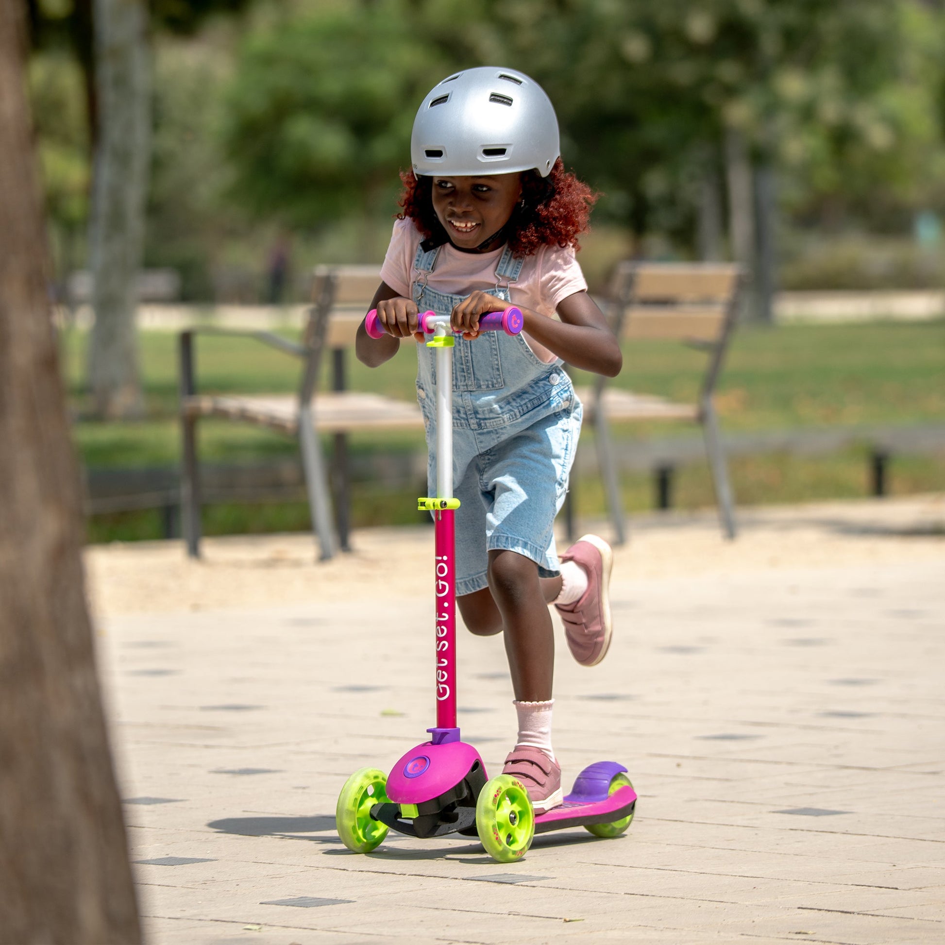 Trunki 3-Wheel Foldable Scooter - Small 2-5 years (Pink)