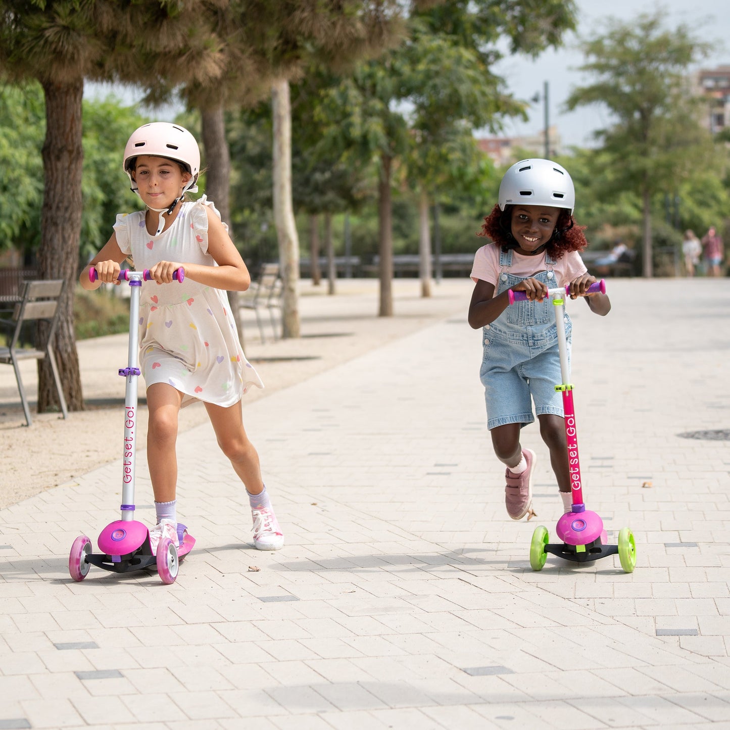 Trunki 3-Wheel Foldable Scooter - Small 2-5 years (Pink)