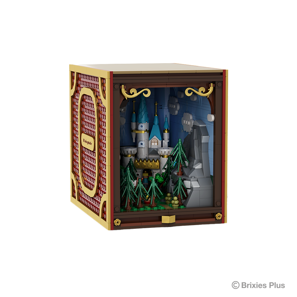 BRIXIES Plus Book Nook Fairytale