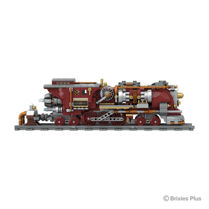 BRIXIES Plus Steampunk Flying Train