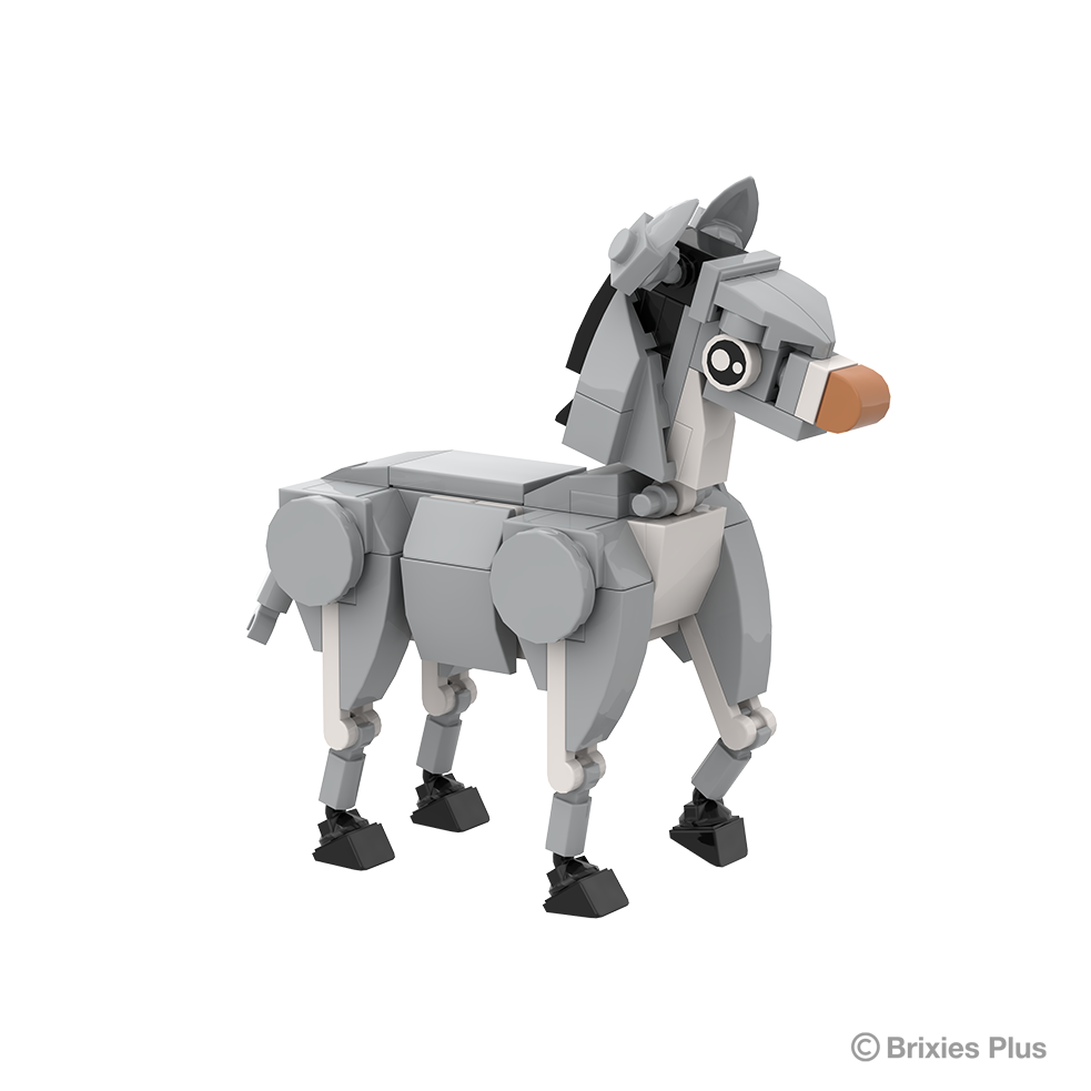 BRIXIES Plus Farmbuddies Donkey