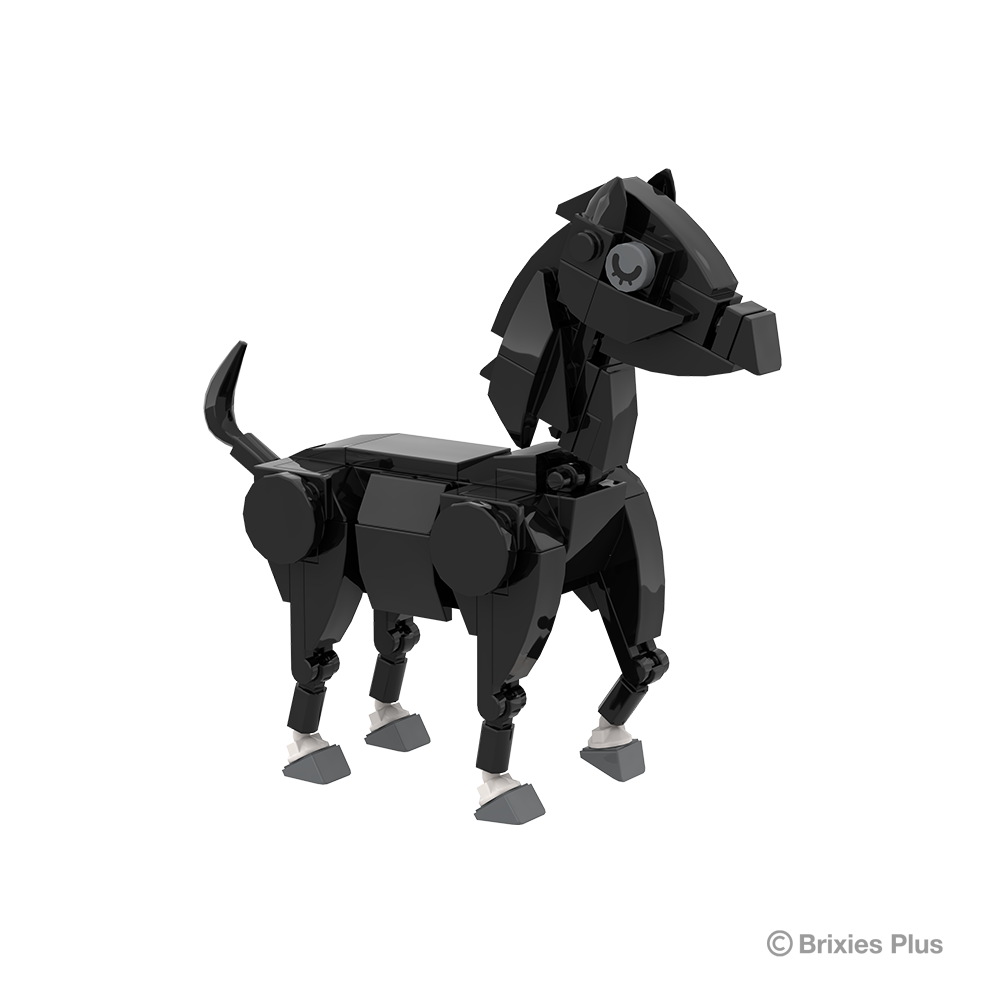 BRIXIES Plus Farmbuddies Horse black