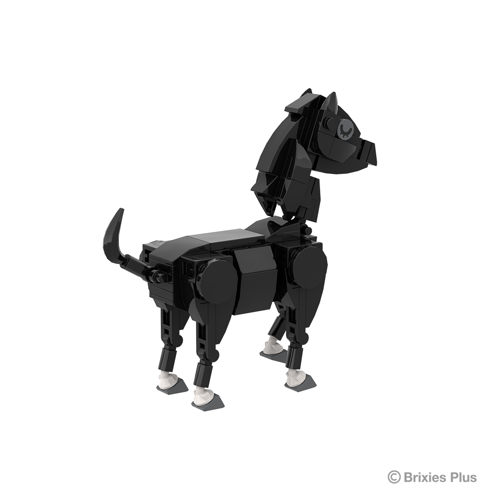 BRIXIES Plus Farmbuddies Horse black