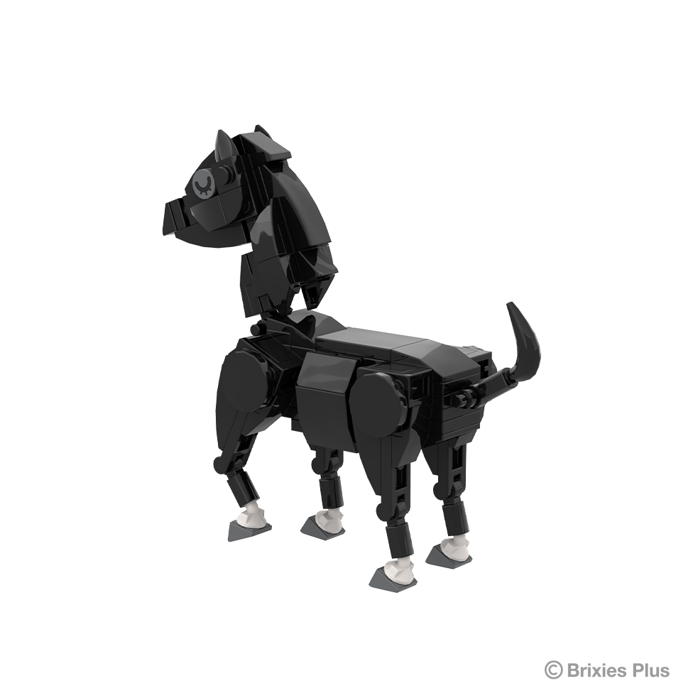 BRIXIES Plus Farmbuddies Horse black