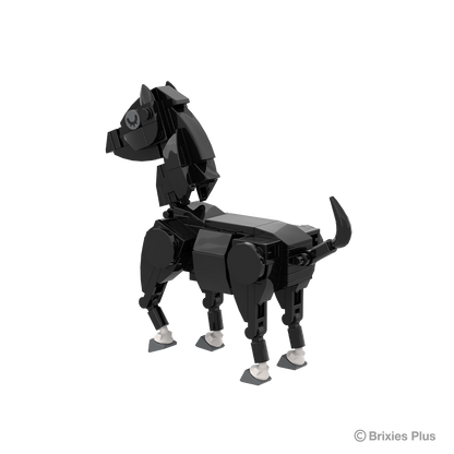 BRIXIES Plus Farmbuddies Horse black