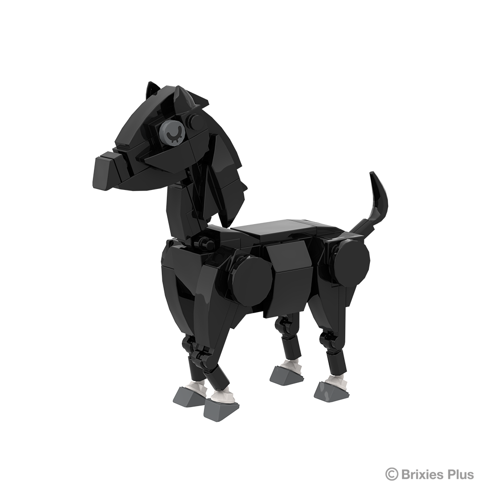 BRIXIES Plus Farmbuddies Horse black