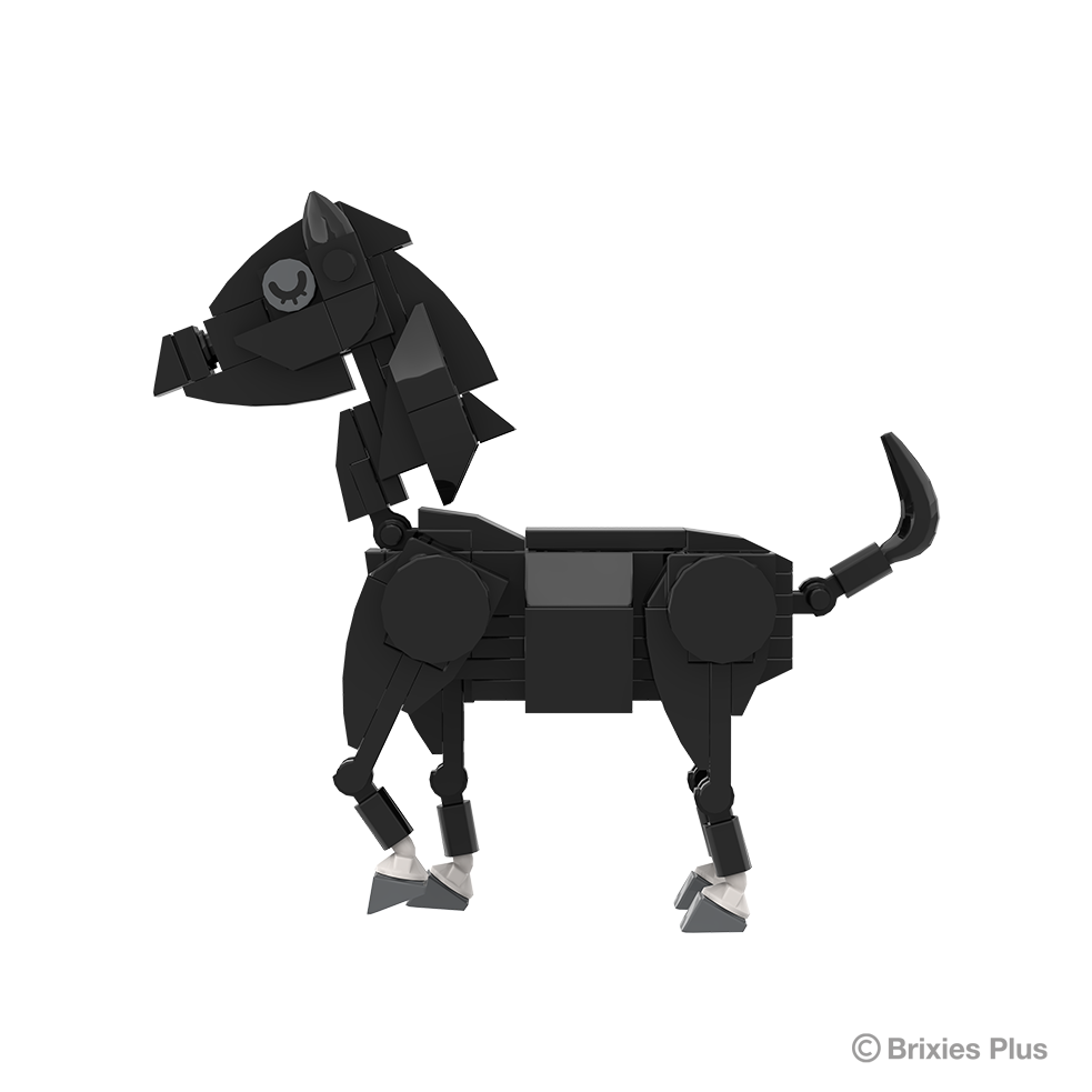 BRIXIES Plus Farmbuddies Horse black