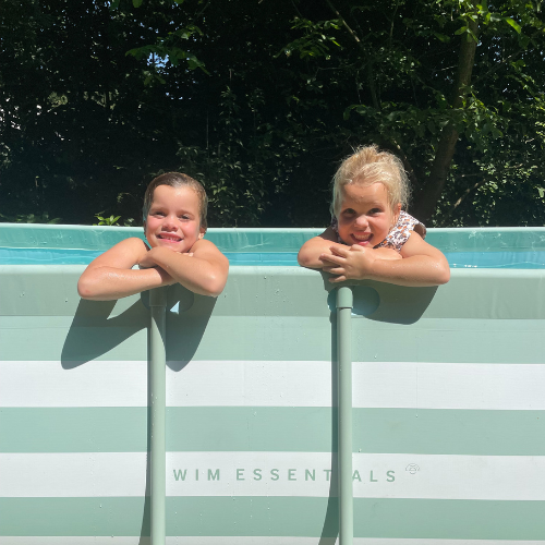 Frame Pool - Green/White - Essence - With Filter Pump & Stairs - 400 x 200 x 100 cm