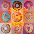 'F the Diet' Wall Artwork with LED Neon - STANDARD