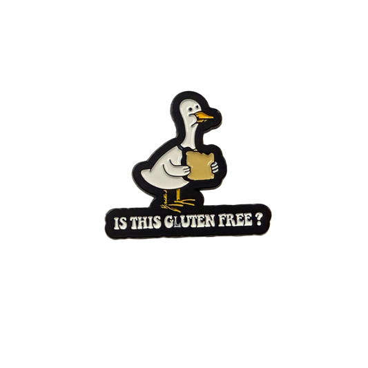 Pin's Canard Blanc "Is it gluten free?"