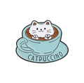 Chapuccino-Katzen-Anstecknadel