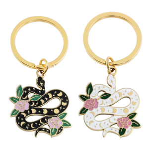 Lunar Serpent Keychain