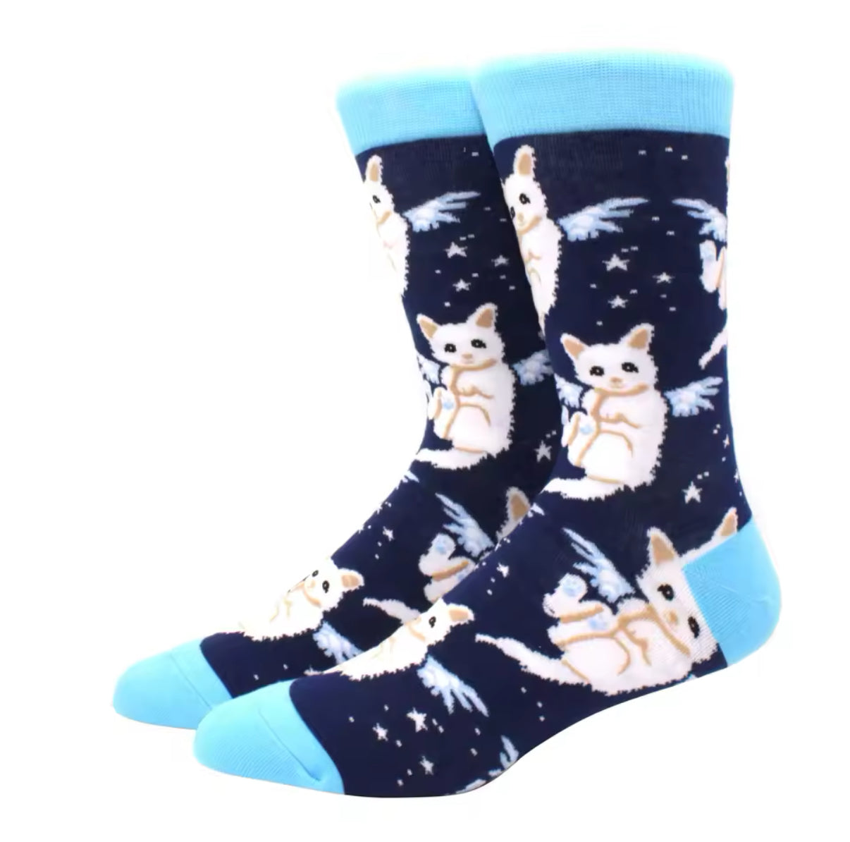 Winged Cat Socks