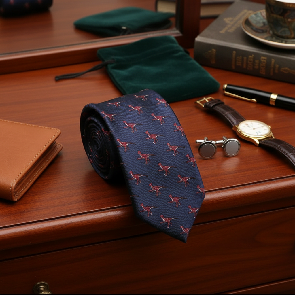 Cravate Dinosaure - Velociraptor