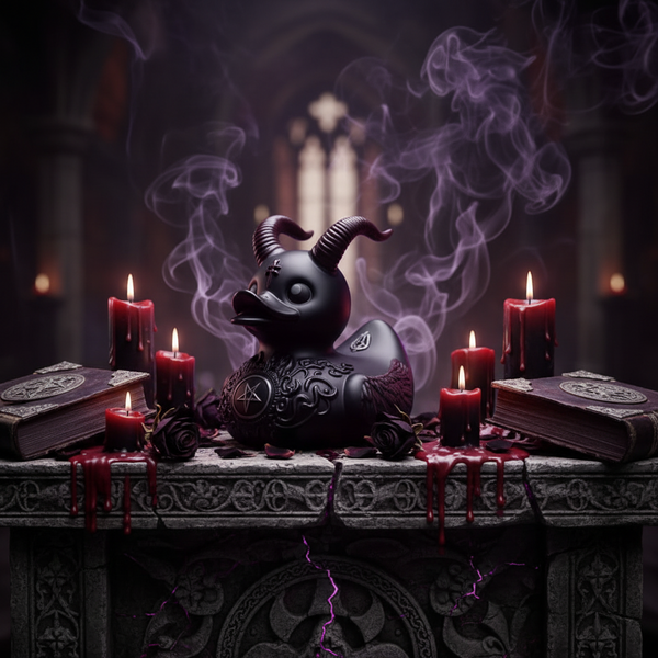 Demon Duck Figurine
