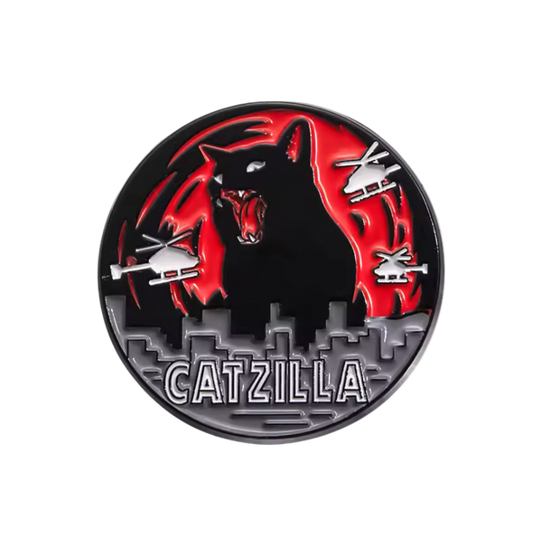 Catzilla Katzen-Anstecknadel