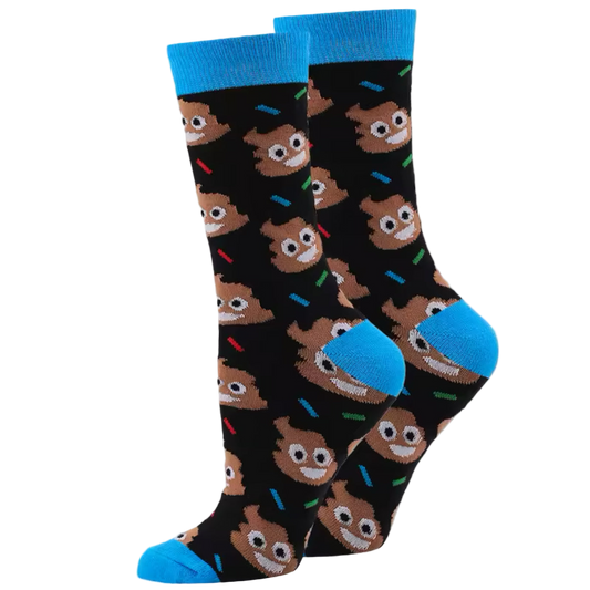 Emoji Poop Socks