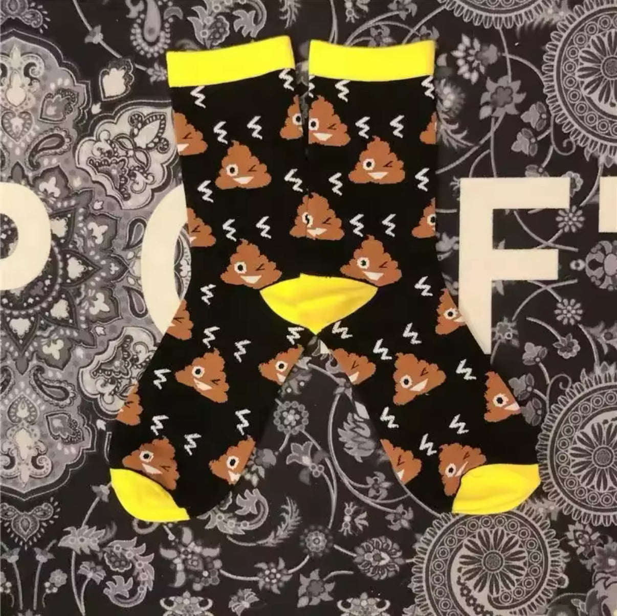 Emoji Poop Socks