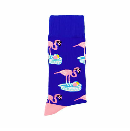 chaussettes flamant lunettes de soleil mrcol
