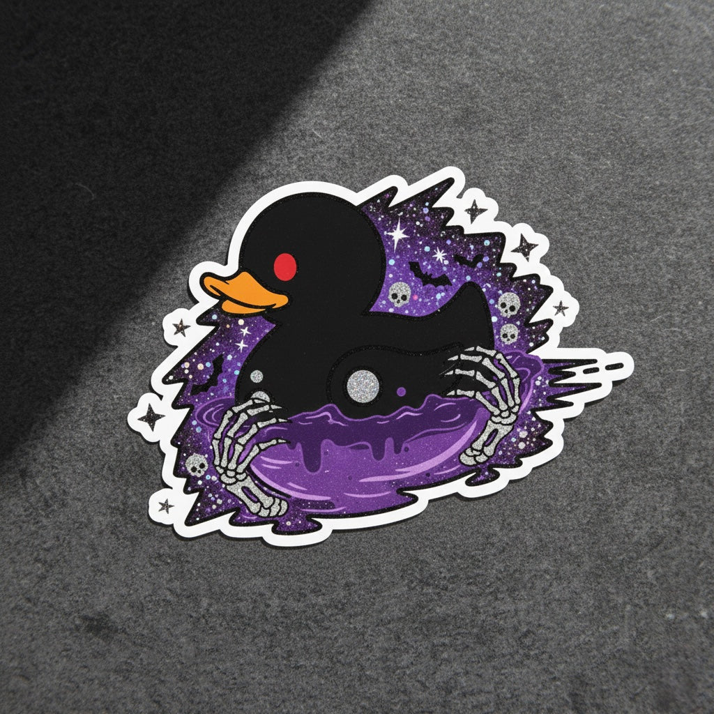 Gothic Duck Sticker – Dark Duck