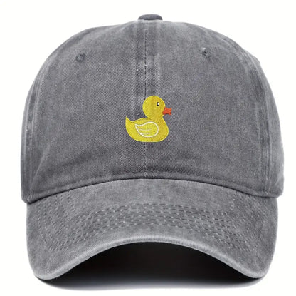 Casquette Délavée Canard Jaune Brodé