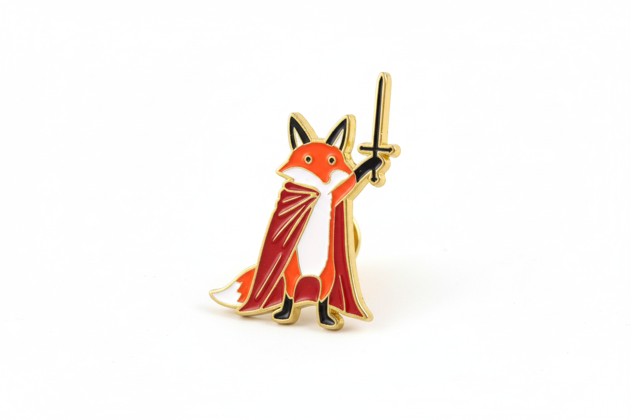 Fox Knight Pin