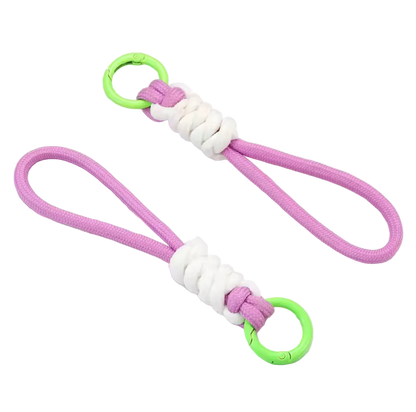 Porte-Clés en Corde Tressée