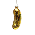 Gouden augurk kerstbal