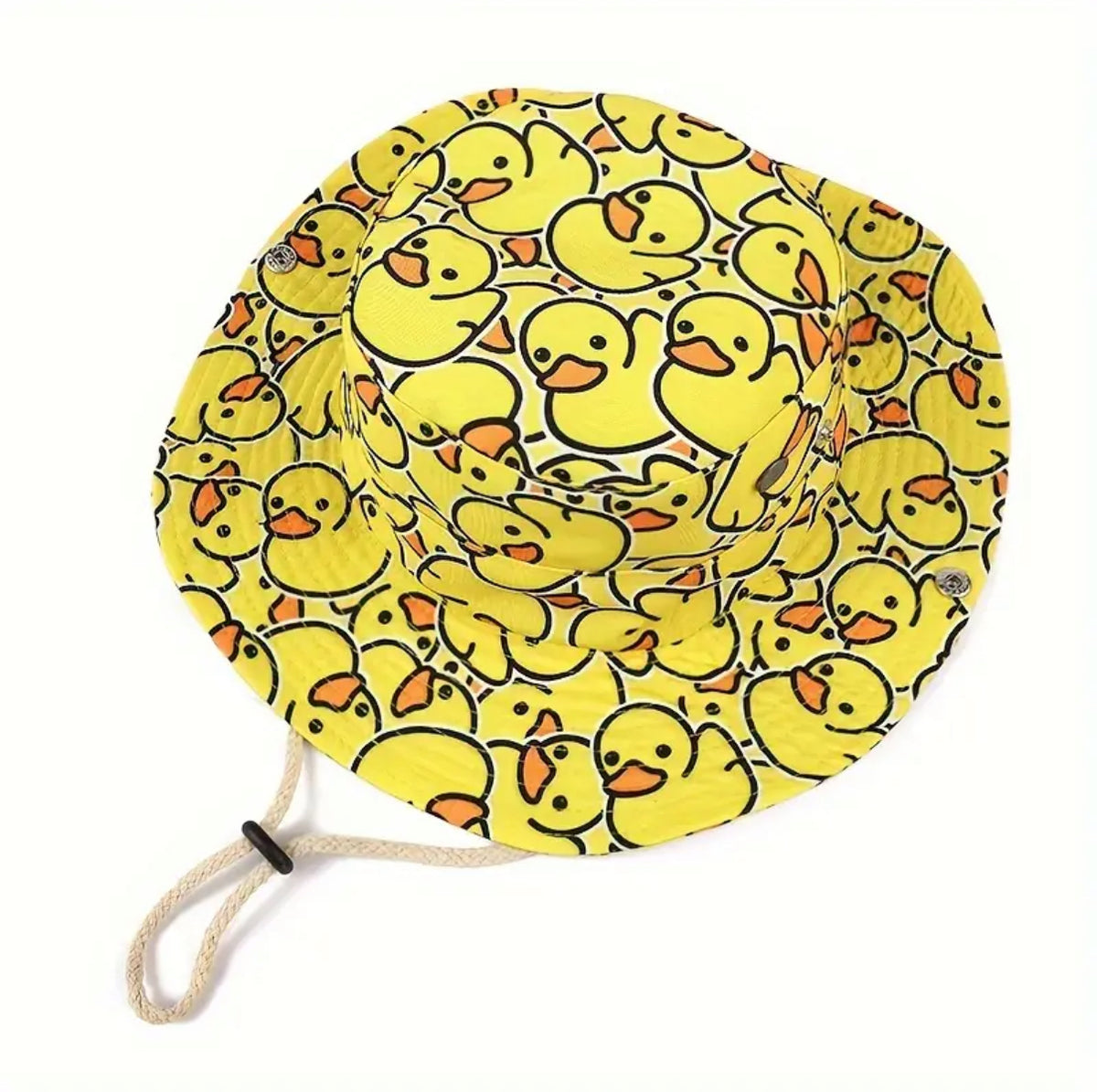 Chapeau Jaune avec Canard Jaune