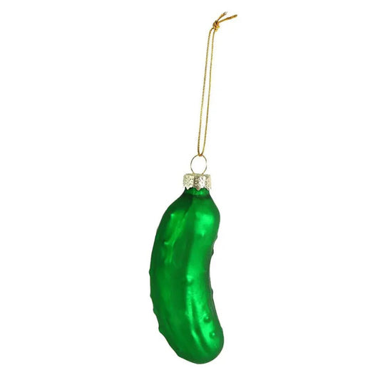 Green Pickle Christmas Bauble