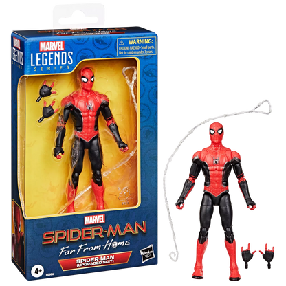 marvel legends series spider man upgraded suit hasbro