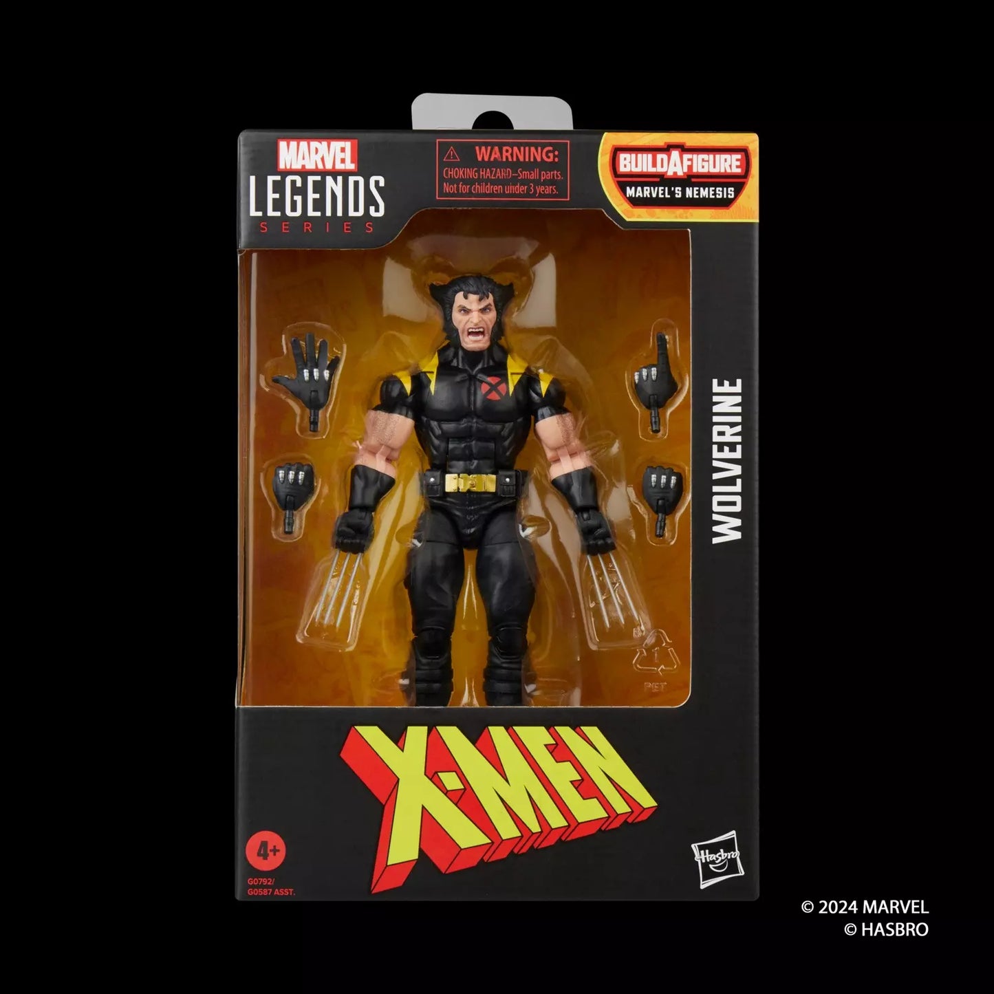 marvel legends series x treme x men wolverine hasbro