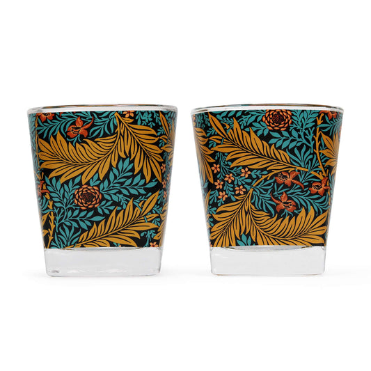 Set of 2 William Morris Larkspur Glasses