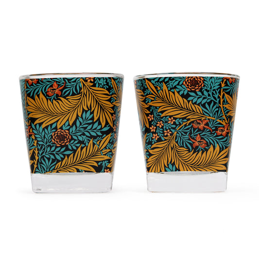 Set of 2 William Morris Larkspur Glasses