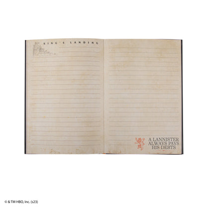 Westeros Notebook with Map Included