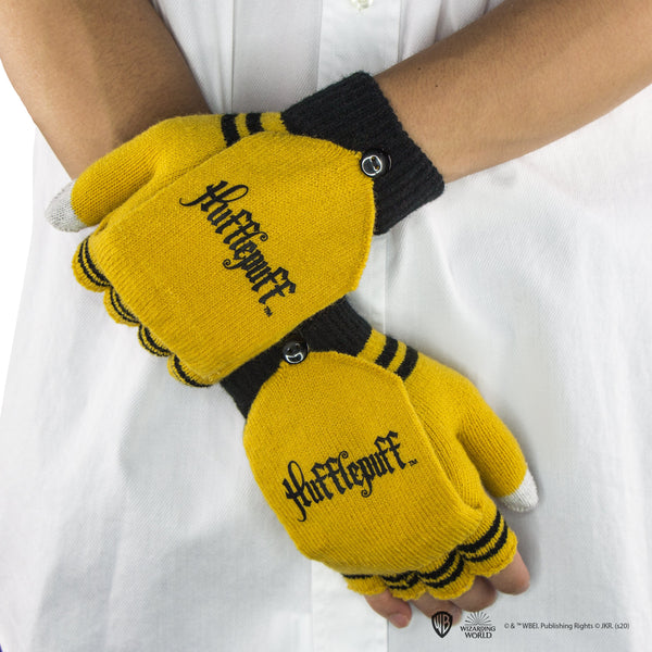 *Hufflepuff Convertible Mitten Gloves