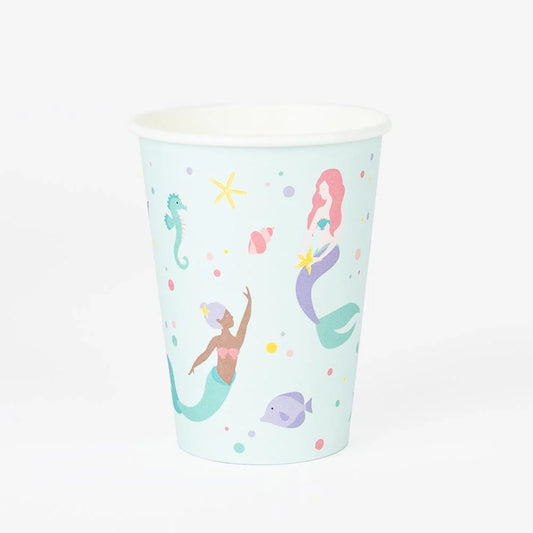 Paper cups - Mermaids 